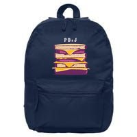 Sandwich With Creamy Peanut Butter And Jelly 16 in Basic Backpack