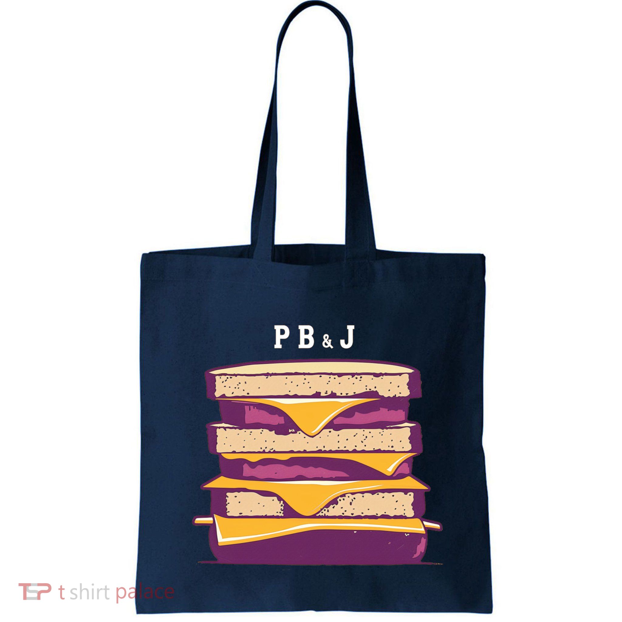 Sandwich With Creamy Peanut Butter And Jelly Bag