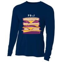 Sandwich With Creamy Peanut Butter And Jelly Cooling Performance Long Sleeve Crew