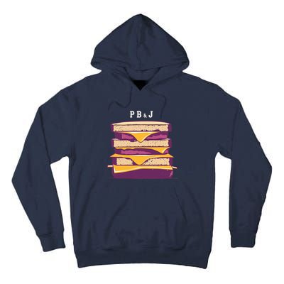 Sandwich With Creamy Peanut Butter And Jelly Tall Hoodie