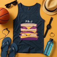 Sandwich With Creamy Peanut Butter And Jelly Tank Top