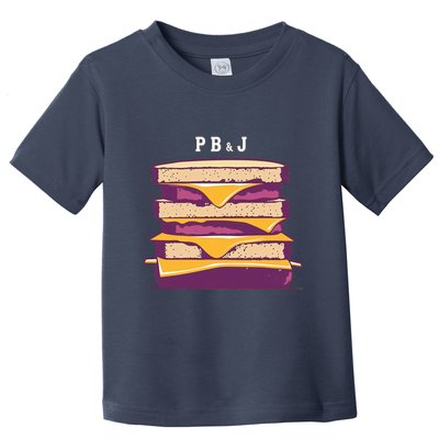 Sandwich With Creamy Peanut Butter And Jelly Toddler T-Shirt