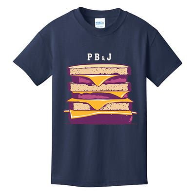 Sandwich With Creamy Peanut Butter And Jelly Kids T-Shirt