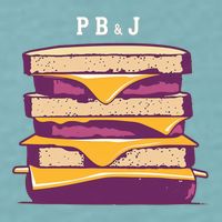 Sandwich With Creamy Peanut Butter And Jelly Sueded Cloud Jersey T-Shirt