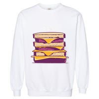 Sandwich With Creamy Peanut Butter And Jelly Garment-Dyed Sweatshirt