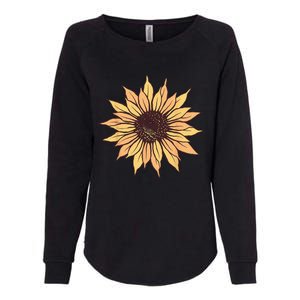 Sunflower Women Cute Floral Casual Summer Womens California Wash Sweatshirt