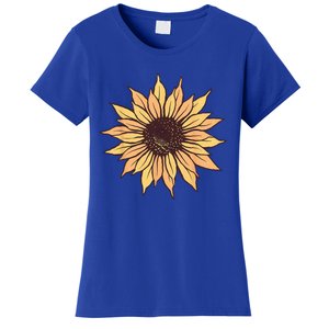 Sunflower Women Cute Floral Casual Summer Women's T-Shirt