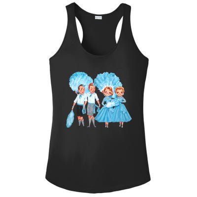 Sisters White Christmas Movie 1954 Xmas Snow Holiday Pajamas Ladies PosiCharge Competitor Racerback Tank