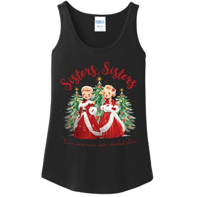 Sisters White Christmas Movie 1954 Xmas Snow Holiday Pajamas  Ladies Essential Tank