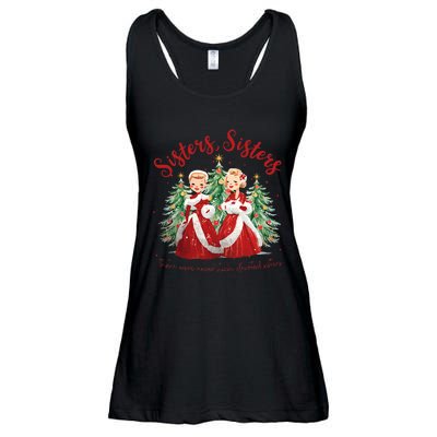 Sisters White Christmas Movie 1954 Xmas Snow Holiday Pajamas  Ladies Essential Flowy Tank