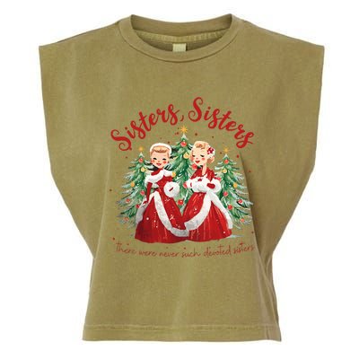 Sisters White Christmas Movie 1954 Xmas Snow Holiday Pajamas  Garment-Dyed Women's Muscle Tee