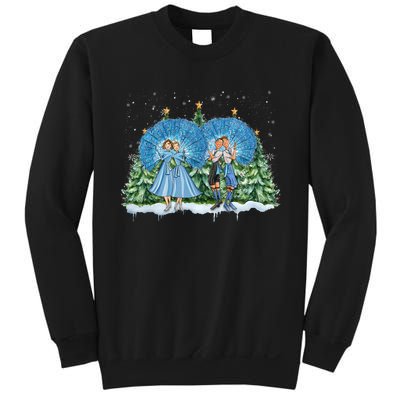 Sisters White Christmas Movie 1954 Xmas Snow Pajamas Holiday Sweatshirt