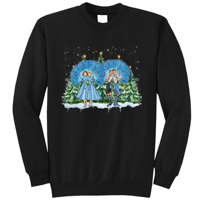 Sisters White Christmas Movie 1954 Xmas Snow Pajamas Holiday Sweatshirt