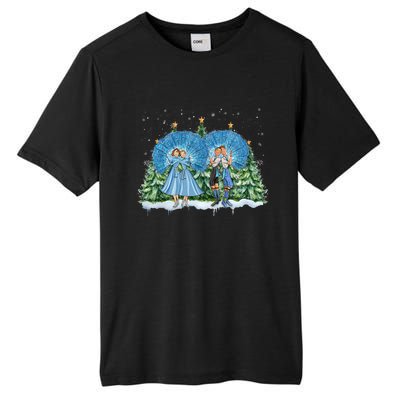 Sisters White Christmas Movie 1954 Xmas Snow Pajamas Holiday Tall Fusion ChromaSoft Performance T-Shirt