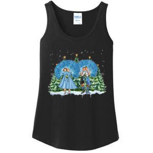 Sisters White Christmas Movie 1954 Xmas Snow Pajamas Holiday Ladies Essential Tank