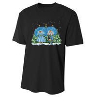 Sisters White Christmas Movie 1954 Xmas Snow Pajamas Holiday Performance Sprint T-Shirt