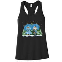 Sisters White Christmas Movie 1954 Xmas Snow Pajamas Holiday Women's Racerback Tank