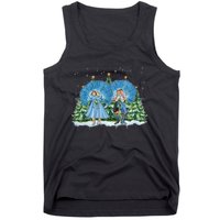 Sisters White Christmas Movie 1954 Xmas Snow Pajamas Holiday Tank Top