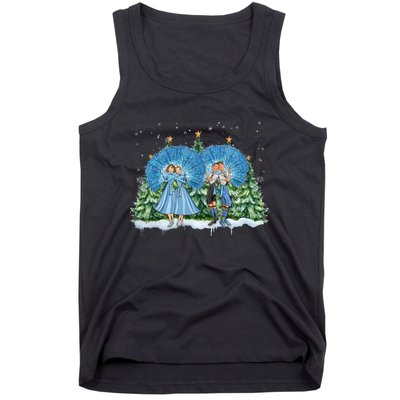 Sisters White Christmas Movie 1954 Xmas Snow Pajamas Holiday Tank Top