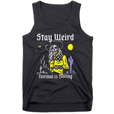 Stay Weird Cowgirl Tank Top