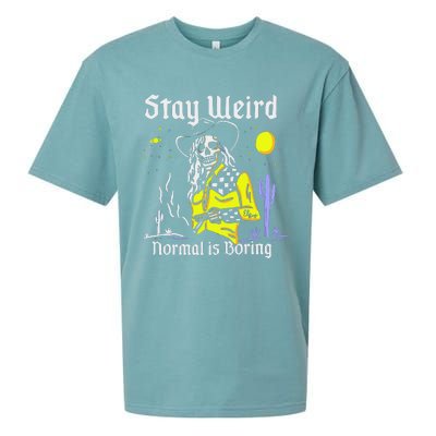 Stay Weird Cowgirl Sueded Cloud Jersey T-Shirt