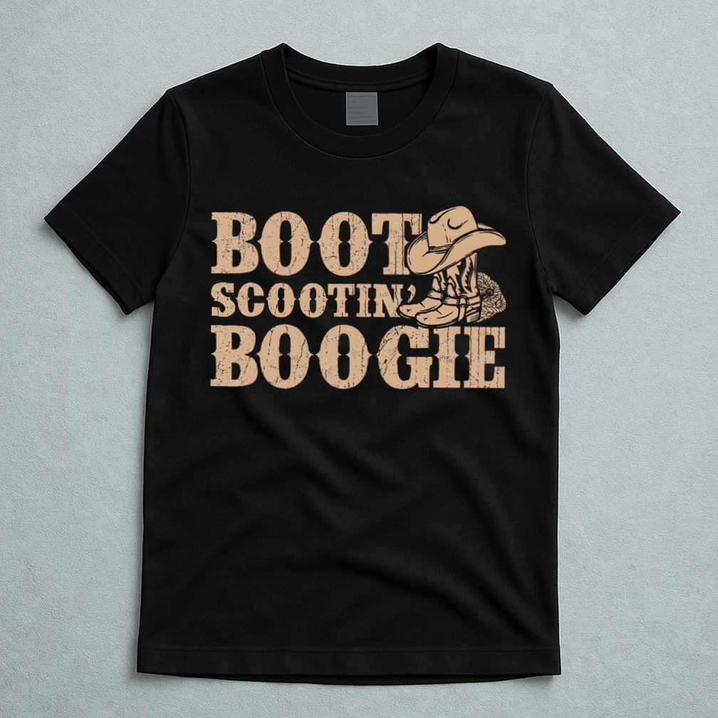 Southern Western Country Music Boot Scootin’ Boogie T-Shirt