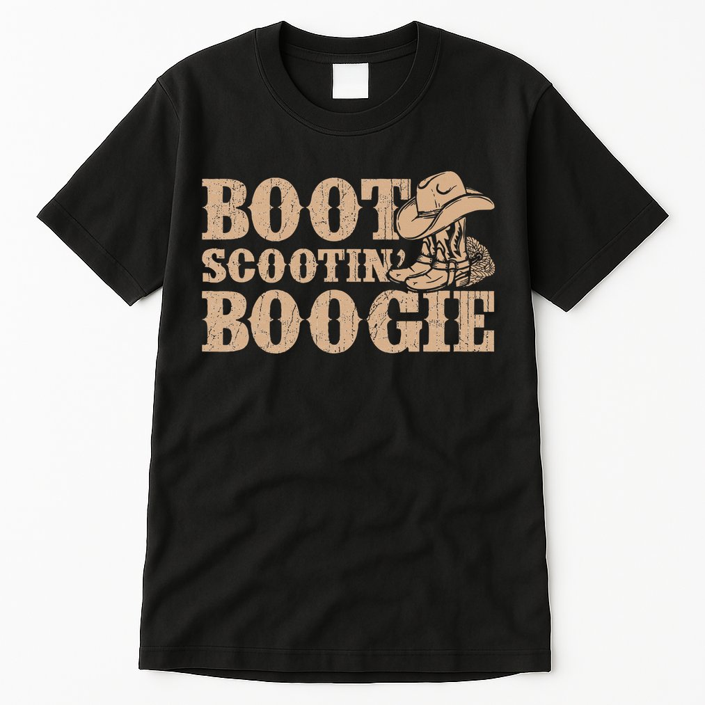 Southern Western Country Music Boot Scootin’ Boogie Tall T-Shirt