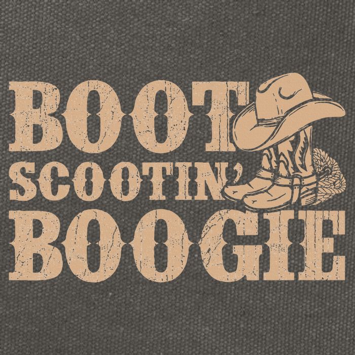 Southern Western Country Music Boot Scootin’ Boogie Cotton Canvas Backpack