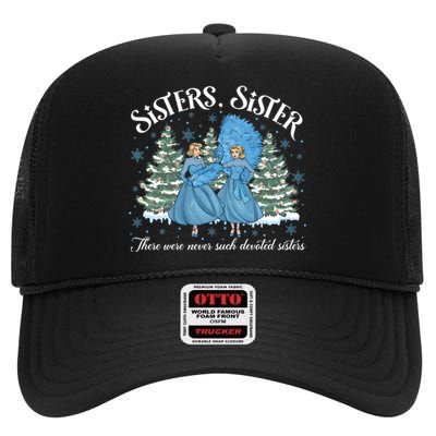 Sisters White Christmas Movie 1954 Xmas Snow Holiday Pajamas High Crown Mesh Back Trucker Hat