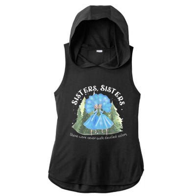 Sisters White Christmas Movie 1954 Xmas Snow Holiday Pajamas Ladies PosiCharge Tri-Blend Wicking Draft Hoodie Tank