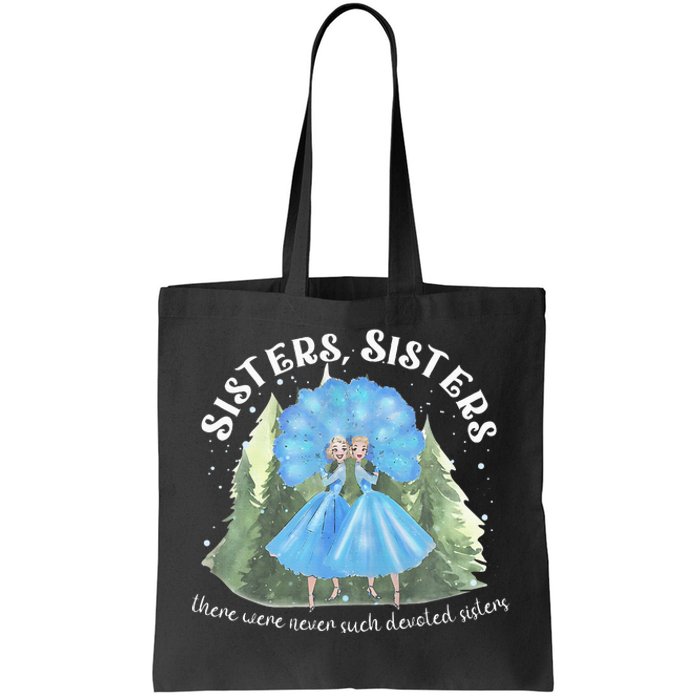 Sisters White Christmas Movie 1954 Xmas Snow Holiday Pajamas Tote Bag