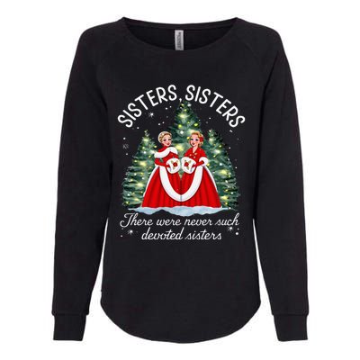 Sisters White Christmas Movie 1954 Xmas Snow Holiday Pajamas Womens California Wash Sweatshirt