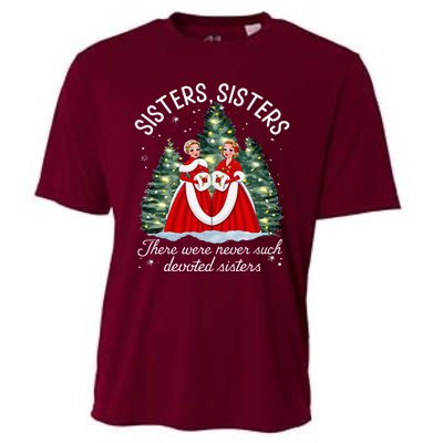 Sisters White Christmas Movie 1954 Xmas Snow Holiday Pajamas Cooling Performance Crew T-Shirt