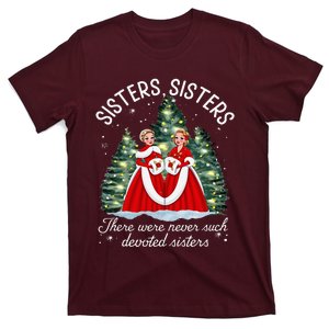 Sisters White Christmas Movie 1954 Xmas Snow Holiday Pajamas T-Shirt