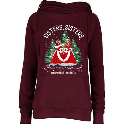 Sisters White Christmas Movie 1954 Xmas Snow Holiday Pajamas Womens Funnel Neck Pullover Hood