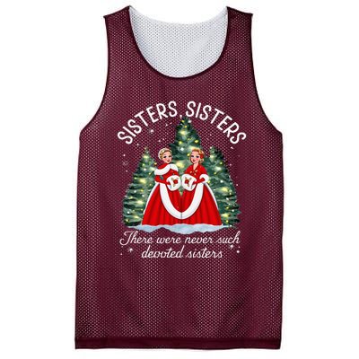 Sisters White Christmas Movie 1954 Xmas Snow Holiday Pajamas Mesh Reversible Basketball Jersey Tank