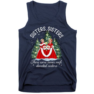 Sisters White Christmas Movie 1954 Xmas Snow Holiday Pajamas Tank Top