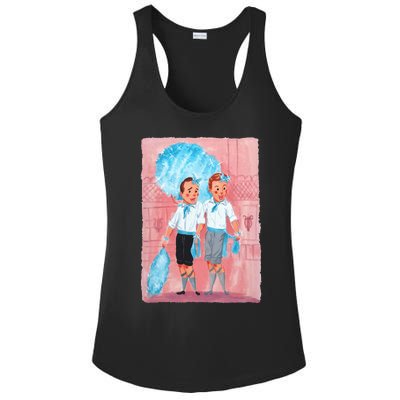 Sisters White Christmas Movie 1954 Xmas Snow Pajamas Holiday Ladies PosiCharge Competitor Racerback Tank