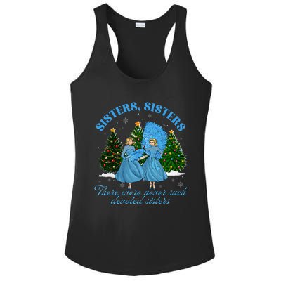 Sisters White Christmas Movie 1954 Xmas Snow Pajamas Holiday Ladies PosiCharge Competitor Racerback Tank