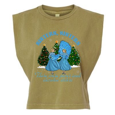 Sisters White Christmas Movie 1954 Xmas Snow Pajamas Holiday Garment-Dyed Women's Muscle Tee