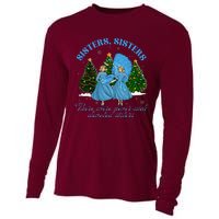 Sisters White Christmas Movie 1954 Xmas Snow Pajamas Holiday Cooling Performance Long Sleeve Crew