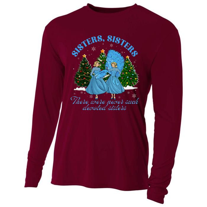 Sisters White Christmas Movie 1954 Xmas Snow Pajamas Holiday Cooling Performance Long Sleeve Crew