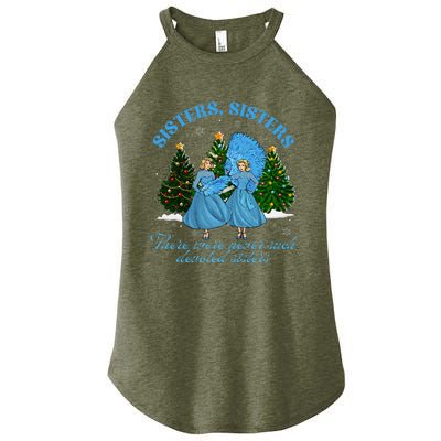 Sisters White Christmas Movie 1954 Xmas Snow Pajamas Holiday Women’s Perfect Tri Rocker Tank