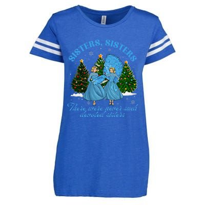 Sisters White Christmas Movie 1954 Xmas Snow Pajamas Holiday Enza Ladies Jersey Football T-Shirt