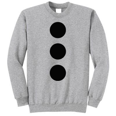 Snowman Winter Costume Tall Sweatshirt