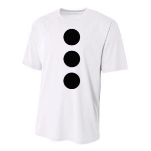 Snowman Winter Costume Performance Sprint T-Shirt