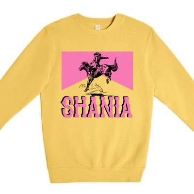 Shania Western Cowboy Premium Crewneck Sweatshirt