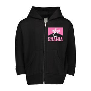 Shania Western Cowboy Toddler Zip Fleece Hoodie