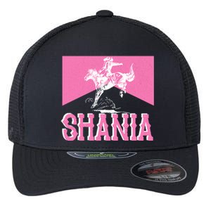 Shania Western Cowboy Flexfit Unipanel Trucker Cap