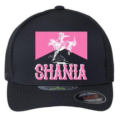 Shania Western Cowboy Flexfit Unipanel Trucker Cap